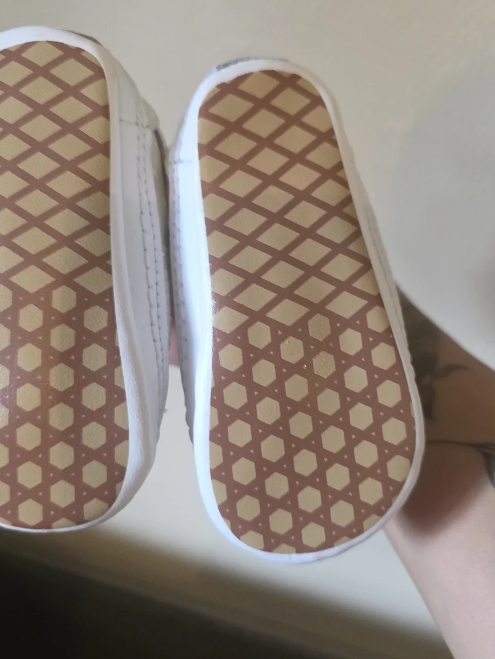 Vans Baby Glitter Lace-Up Sneakers - White